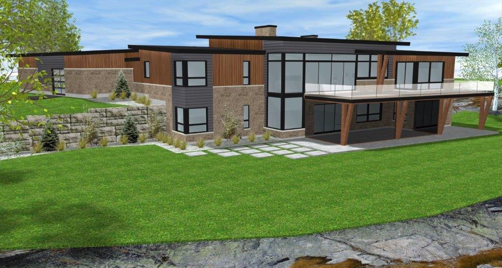 Architect Rendering South Elevation  
