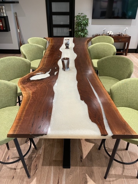 Live Edge Table Crafted by our Talented Employee
